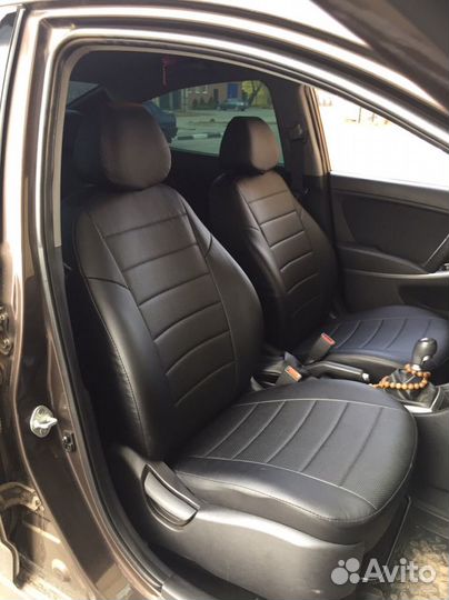 Чехлы по модели авто эко-кожа новые toyota