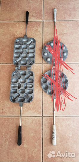 Формы для печенья, орешница, вафельница, пельменни