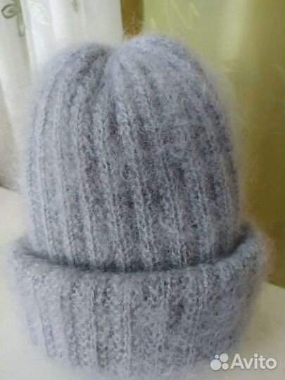 Женская шапочка из итальянского мохера, новые