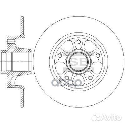 Диск тормозной sangsin brake SD3070 SD3070 Sangsin