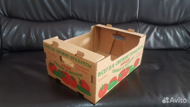 Гофротара коробки картонные евролотки, бананка