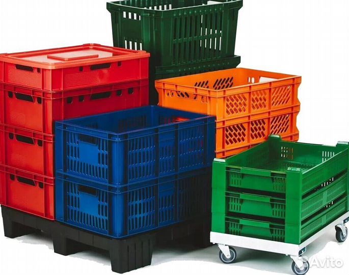 Ящики пластмассовые универсальные