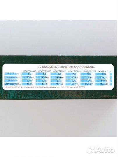 Обогреватель для аквариума Barbus