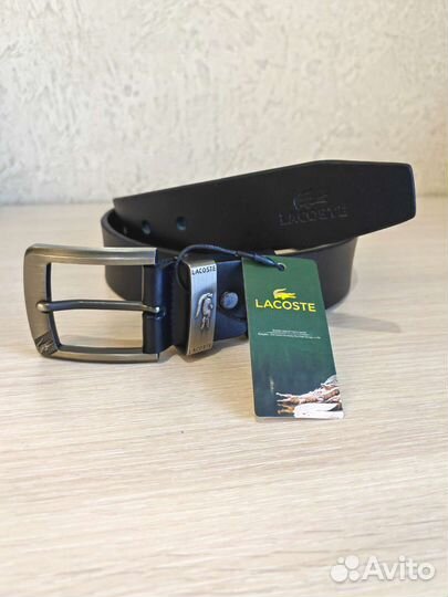 Мужской кожаный ремень Lacoste