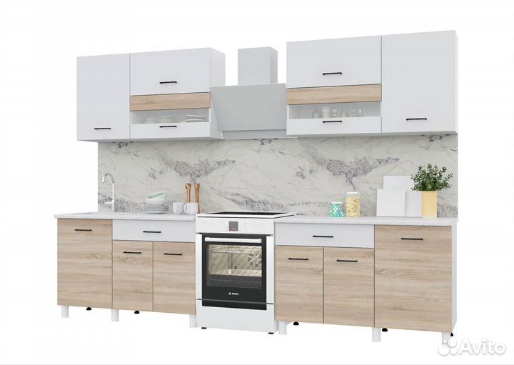 Готовая кухня Домино 2,4м