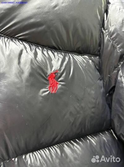 Легкий глянцевый пуховик Polo Ralph Lauren