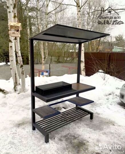 Мангал в стиле loft