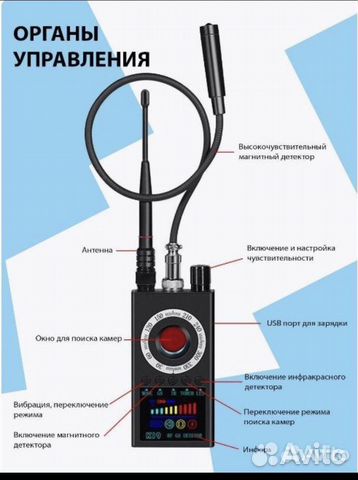 Поиск обнаружение жучков скрытых камер