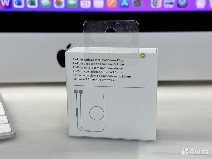Наушники apple earpods проводные 3.5 мм