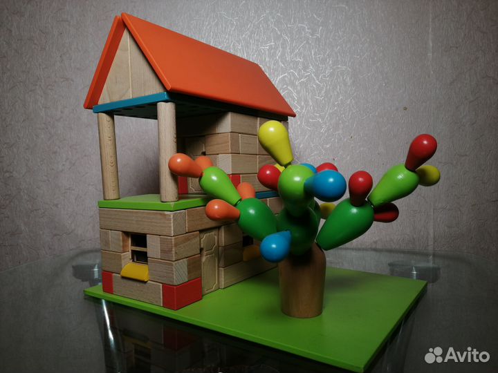 Деревянный конструктор от Вудблокс и Кактус