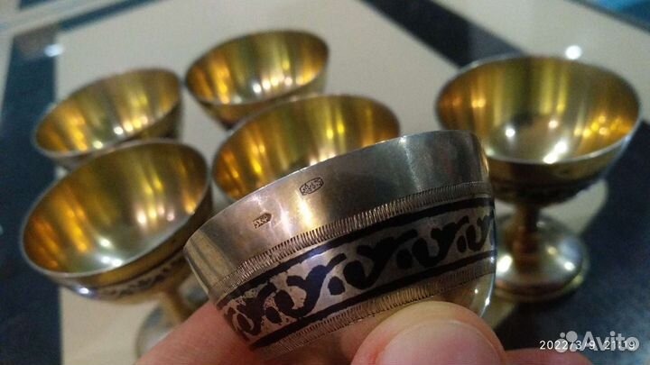 Серебряные рюмки СССР 875 пробы