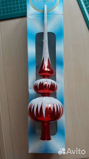 Наконечник на ёлку (стекло) (90е годы)