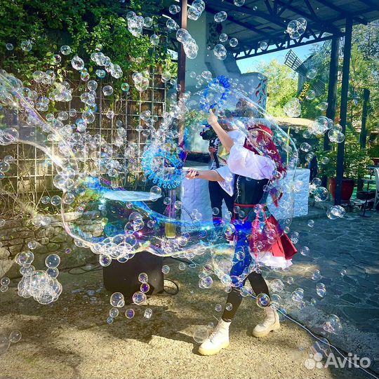 Шоу мыльных пузырей