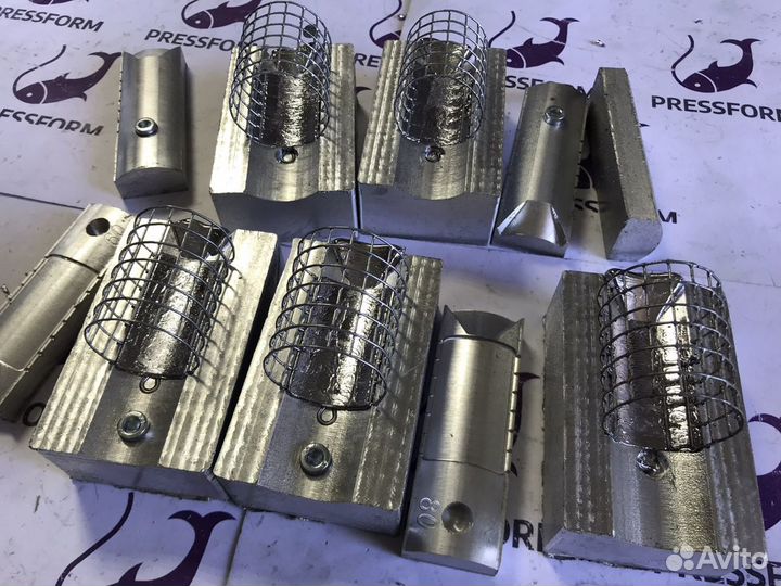 Форма чпу для литья фидерной кормушки (100 г)