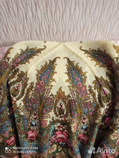 Павловопосадский платок 100 шерсть