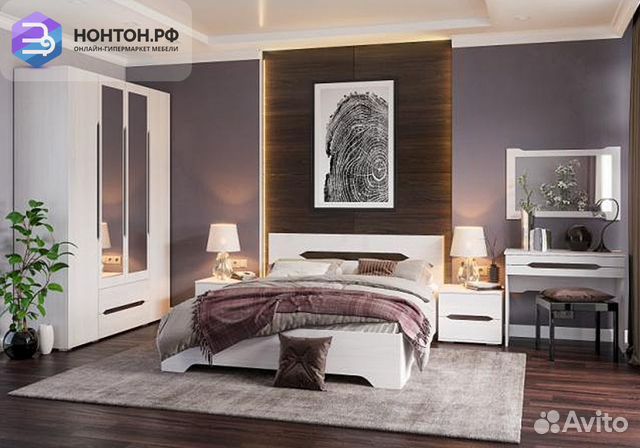 Спальный гарнитур Валенсия-3 дуб анкор