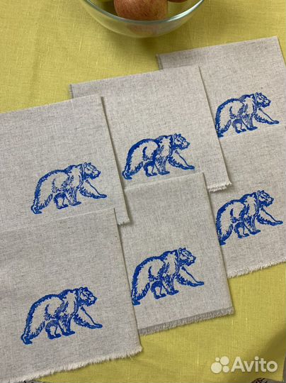 Подарки на 8 марта Столовое белье: 6 салфеток