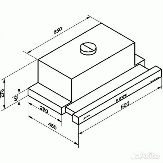 Встраиваемая вытяжка Kaiser EA 644 ElfEm Eco