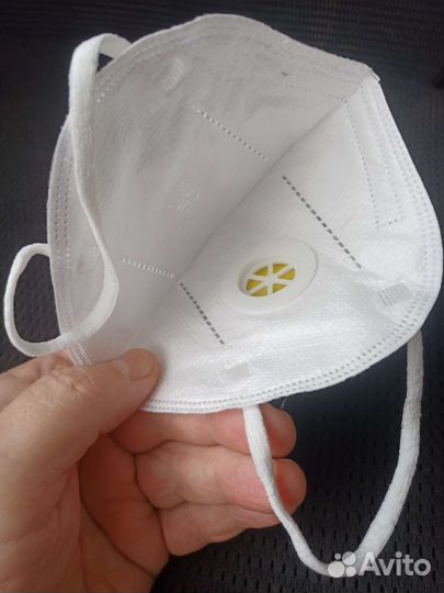 Маска-респиратор KN95 с дых.клапаном остатки