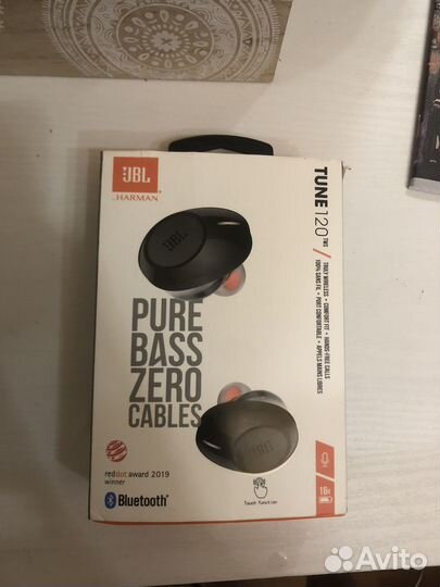 Беспроводные наушники jbl tune 120 tws