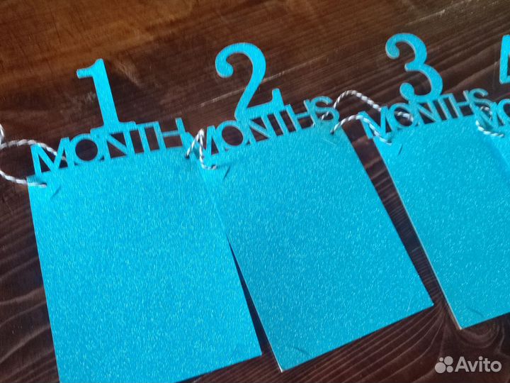 Гирлянда на годик для фотографий малыша б/у