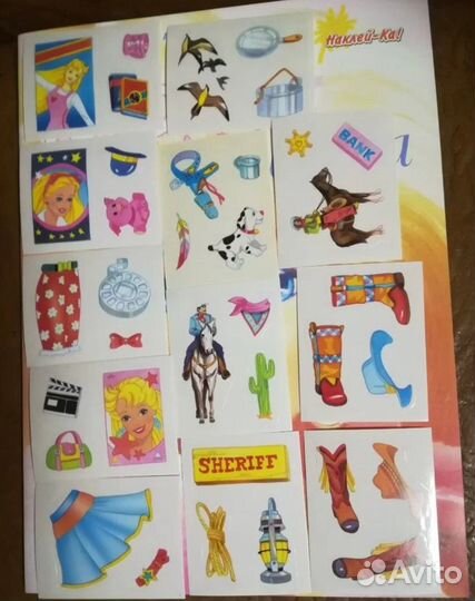 Наклейки и Альбом Panini Barbie разные серии