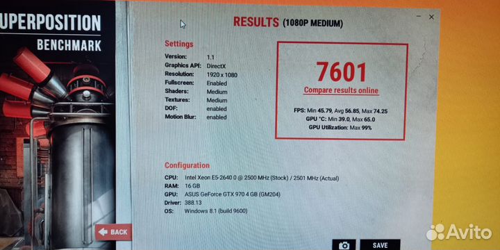 Продам видеокарту Asus Strix GTX 970 OC