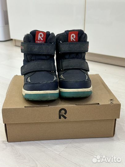 Зимние ботинки детские для мальчика reima, 25