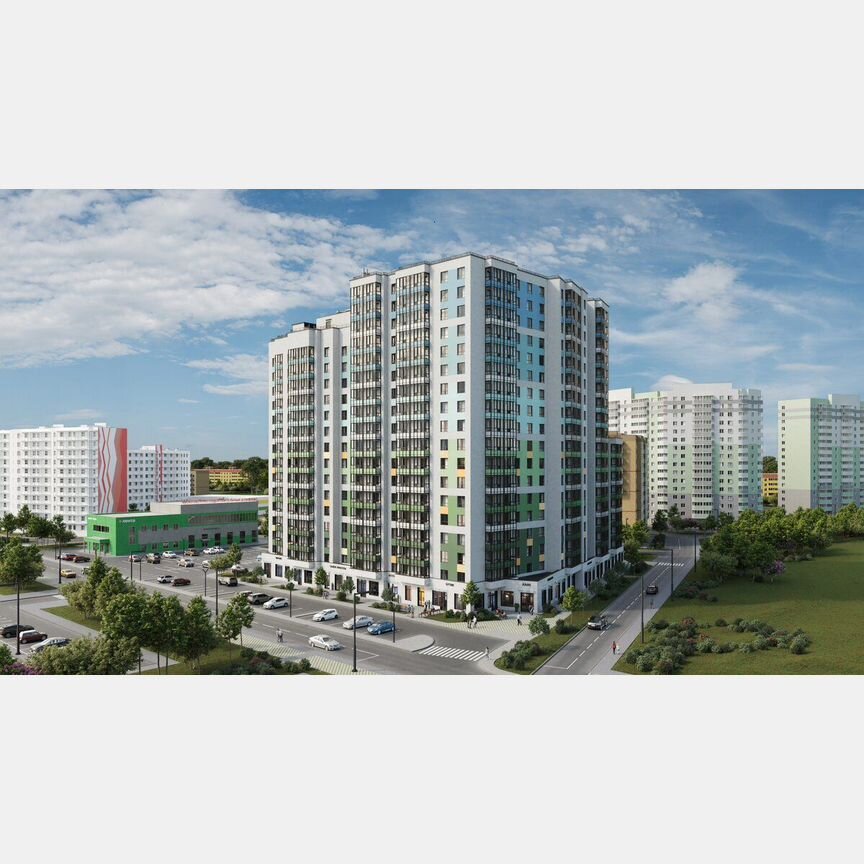 1-к. квартира, 33,5 м², 7/18 эт.