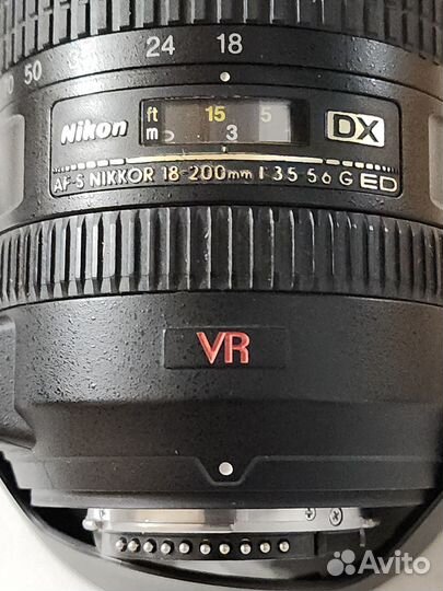 Объектив Nikon Nikkor 18-200 3.5-5.6 G ED DX VR