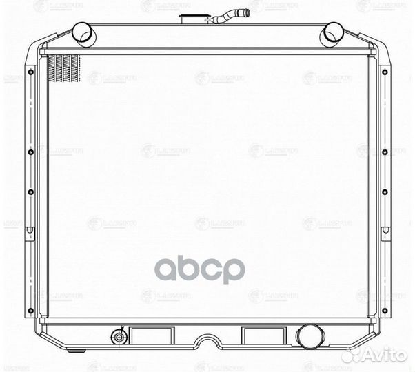 Радиатор охл. алюм. для а/м Урал 4320/5323 с дв
