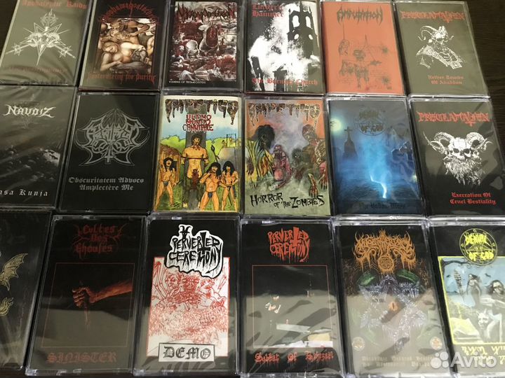 Black/Death Metal кассеты / новые