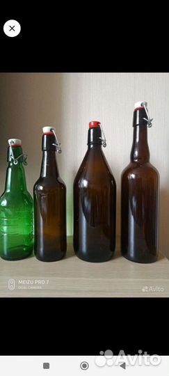 Бутылка с бугельной пробкой