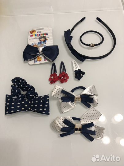Заколки и ободок для девочек