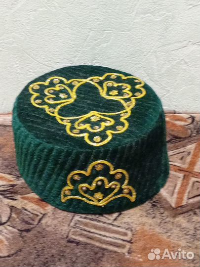 Шапка мужская. Тюбетейка. Татарский головной убор