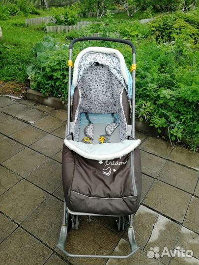 Детские санки коляска