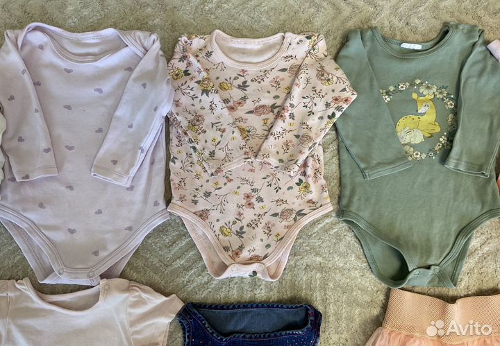 Одежда на девочку 80 86 пакетом