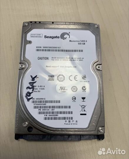 Жесткий диск SATA hdd 2.5