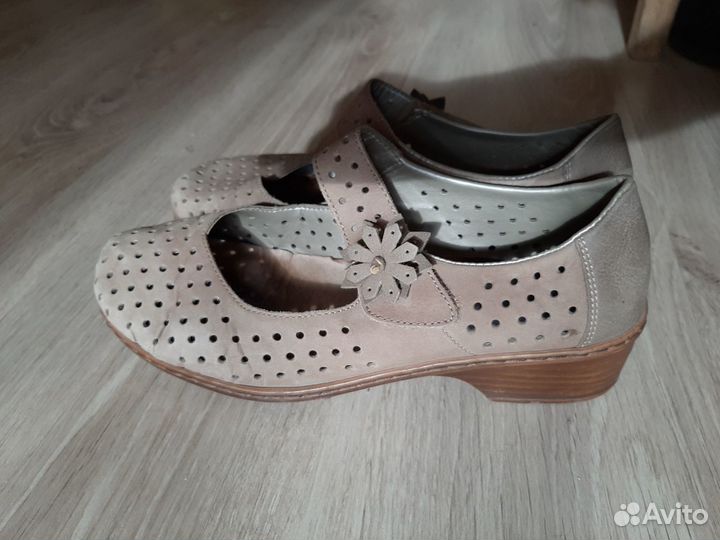 Туфли кожаные 36р. rieker, remonte бу