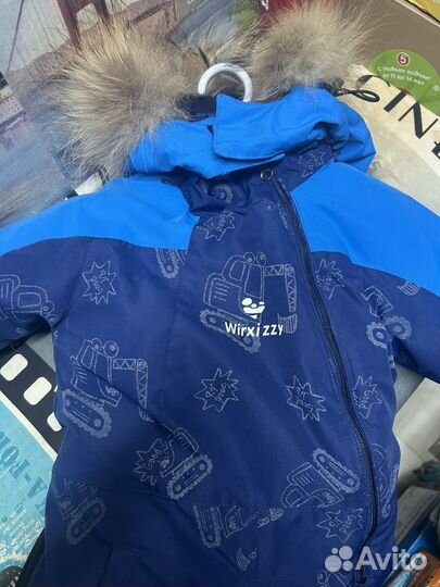 Зимний комбинезон для мальчика 92