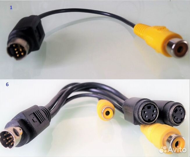 Переходники S-Video scart DVI RCA (тюльпан) USB