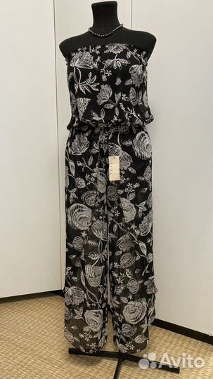 Пляжный комбинезон летний шифон 46-52