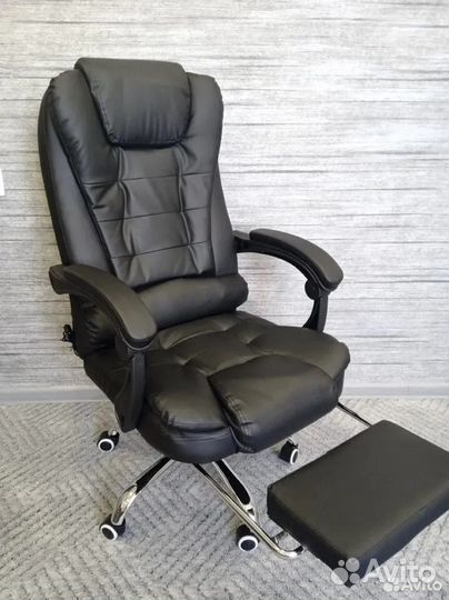 Компьютерное игровое кресло геймерское с массажем