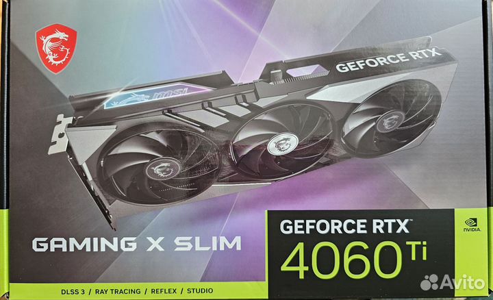 Видеокарта MSI GeForce RTX 4060 Ti 16gb