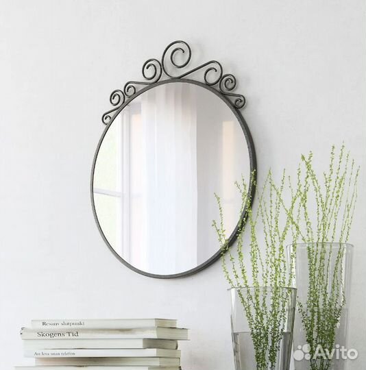 Зеркало IKEA Ekne круглое 50х60
