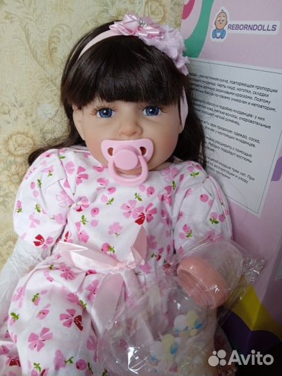 Кукла реборн новая силиконовая девочка