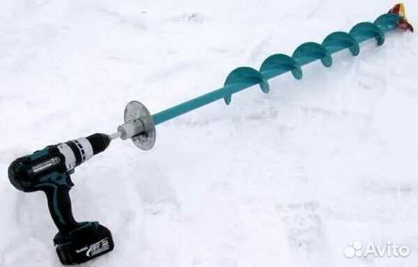 Бур для зимней рыбалки под шуруповерт