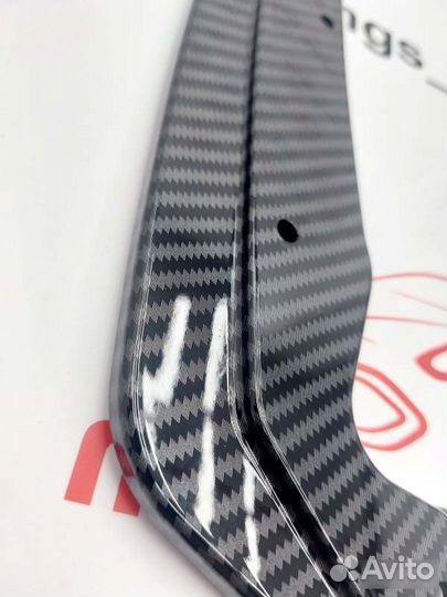 Сплиттеры в задний бампер под карбон бмв 5 G30