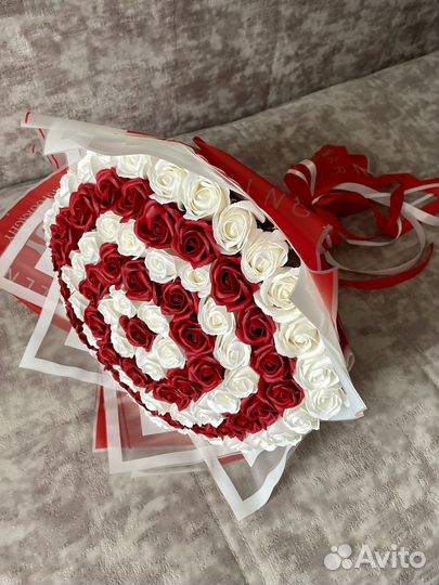 Букет из мыльных роз 101