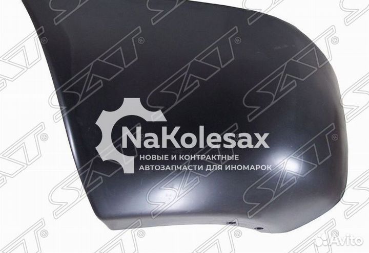 Клык бампера toyota land cruiser 80 95-98 FR широк